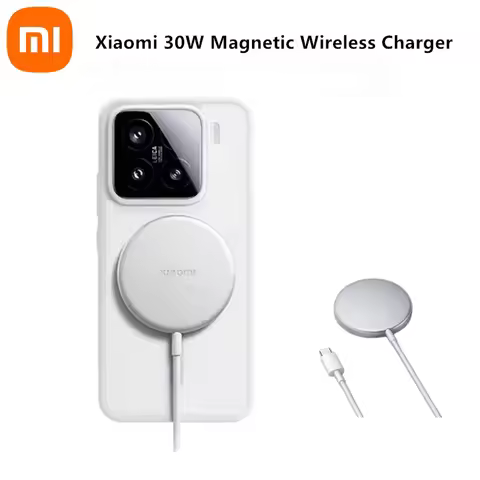 Xiaomi Mi 30W Magnetic Wireless Charger Fast Charging For Xiaomi 15 Series Qi Standard Charge For iP