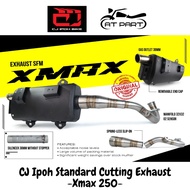 YAMAHA XMAX CJ IPOH BIKE EXHAUST STANDARD CUTTING