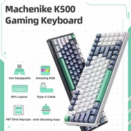 Machenike K500 Series Mechanical Keyboard, 61/94 Keys, Hot-swappable, RGB Backlit