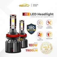 3 COLOUR Z8 100w 11600LM Car LED Headlights H4 / H11 / H3 / H1 / H7 / 9006 / 9005 C6 HID Car Headlam