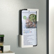 包郵🚚廚房磁吸式手機平板電腦支架冰箱貼磁鐵多用置物架創意磁貼放置架