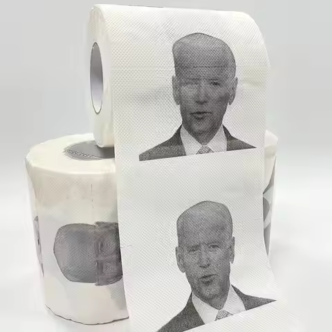 Pattern Novelty Paper Towel Bathroom Joe Biden Toilet Paper