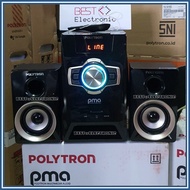 speaker polytron pma 9321 pma9321 multimedia speaker radio + bluetooth - pakai bubble