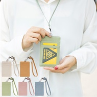 ID Card Holder Card Holder Easy Pull Buckle Lanyard ID Card Holder Work Permit Ladies Halter Card Ho