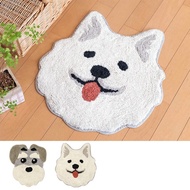 ** Ready Stock * Japan Tomo Healing Dog Shape Foot Mat Japanese Floor Mat Animal Shape Floor Mat Cut