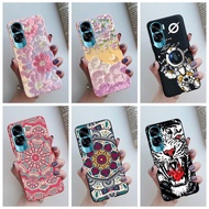 Honor 90 Lite 5G Case spaceman Flower 2023 Printed Soft TPU Phone Casing For Honor 90Lite  CRT-NX1 C