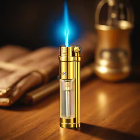 Metal Large Flame Spray Gun Blue Flame 2100°c Welding Gun Butane Gas Torch Lighter Outdoor Camping B