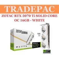 ZOTAC GAMING GeForce RTX 5070 Ti SOLID CORE OC White Edition