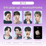 Bts Photocard - Monochrome | 1 set Gets 7 Photocards According To The Catalog | Winter scenery