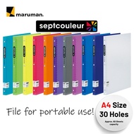 Maruman Binder Sept Couler A4 Plastic Binder F-481