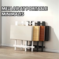 Wooden Folding Table Minimalist Dining Table/ 60x60cm Sturdy, Space-Saving Study Table/