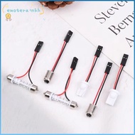 EMOTEMY LED Bulb Adapter, T10 BA9S Festoon Wire Cables Car Light Adapter,  Pink Connector Wire Unive