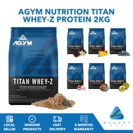 AGYM Nutrition Titan Whey-Z Protein Muscle-Building Formula Premium Quality 2kg