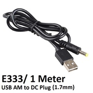 1 Meter USB AM to DC Plug (1.7mm) Cable - E333/1M