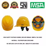 LOKAL MSA Helmet + Fastrack + Nylon Chin Strap MSA fast track Project Helmet Yellow MSA Local Fastra