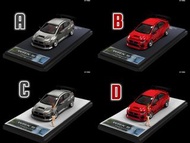 Time Micro TM 1:64合金模型！WRX STI改裝版， VA版2014。2色預售中，Red透明紅/ Silver液態銀。精裝版含人偶+白色仿皮質平台，截單日期7月28星期五。