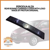 PERODUA ALZA REAR BONNET GARNISH COVER WITH LOGO  MADE BY PROTON ORIGINAL