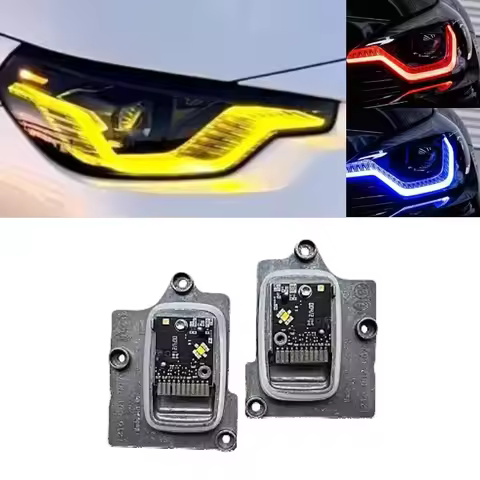 Yellow Angel Eye For 2022 2023 2024 BMW 2 series G42 G87 M240i 230i 220i M2 LCI LED Blue Daytime Run