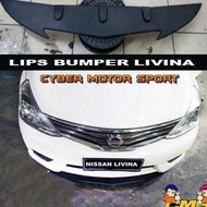 Ready Lips Front Bumper Livina. Nissan Livina Plastic Bumper Lips. Universal Car Bumper Winglet. Liv