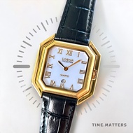 นาฬิกา Lobor "Octagon case" 18k gold-plated watch