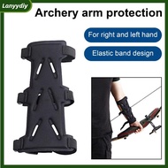 lA Archery Arm Guard Breathable Scratch-proof Double-sided Wrist Guard Traditional Bow Archery Protective Gear