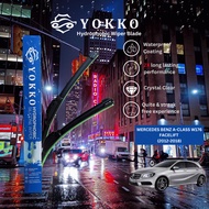 YOKKO Hydrophobic Silicone Wiper Blade For Mercedes Benz A-Class W176 facelift (2012-2018)