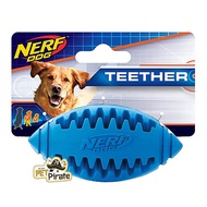 Nerf Dog ของเล่นหมา ลูกรักบี้ยาง มีหยักขัดฟัน ของเล่นสุนัข ทนทาน แบรนด์ดังจาก USA มี 3 ขนาด ของเล่นบอลยาง ของเล่นขัดฟัน