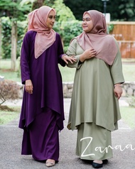 Hot in the Market - Baju Kurung Tunic Zaara Plus Size Material Como crepe - size M/L/XL/2XL/3XL/4XL/