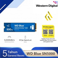 WD Blue SN5000 500GB SSD - NVMe M.2 PCIe Gen 4 SSD