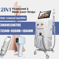 2 in 1 Tattoo Removal Pico Hair Removal Machine Multifunctional Ipl Opt and Hair Removal Diode Laser