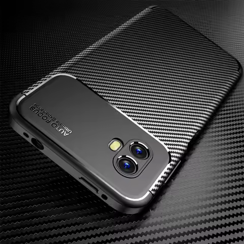 For Samsung Galaxy X Cover 6 Pro Case Silicon Carbon Fiber Case Samsung Galaxy XCover 6 Pro Cover Fo