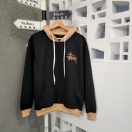 jaket sweater stusi combi couple  2 jaket / jaket couple pasangan terbaru / jaket oversize couple / 