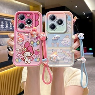 casing realme c51casing  realme c53 casing  realme note 50  Cute 3D Doll phone case for case