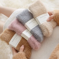 |7pupu Delicate Soft Mink Fleece Socks Electronic Invoice/Stockings/Warm Socks/Wool Socks/Winter Sto