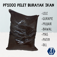 PF 1000 PELET BENIH IKAN 300 GR Burayak Lele Nila Mujair Bawal Mas Ikan Hias Cupang Molly Dewasa Dll