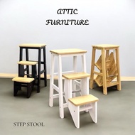 Colouful Stool/STEP STOOL/STEP CHAIR/BAR STOOL/Fordable chair/Ladder/Attic Furniture