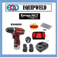 spanar box tool set 🍒milwaukee🍒 (PROMO) Europa Hilt 12V EHH699 Cordless Hammer Drill (E12HD) Like Bosch Makita Milwauk