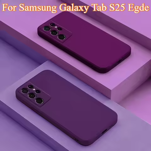 Original Liquid Silicone Case for Samsung Galaxy S25 Egde S24 FE S23 S22 S21 Ultra Plus Soft TPU Fun