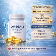 [JULY27] Omega3 DHA EPA Minyak ikan | Trial/Repack