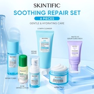 <6pcs Skincare Set >SKINTIFIC Science for different type skin-Moisturizer+Toner+Serum+Face Mask +Cle