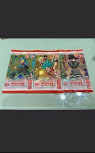 全新 龍珠 hero 卡 龍珠英雄卡 日本 OK便利店 頭 限定 一套 三張 全新 未開 有多套 龍珠閃卡 fusion world 激鬥  本彈 風雲 PP