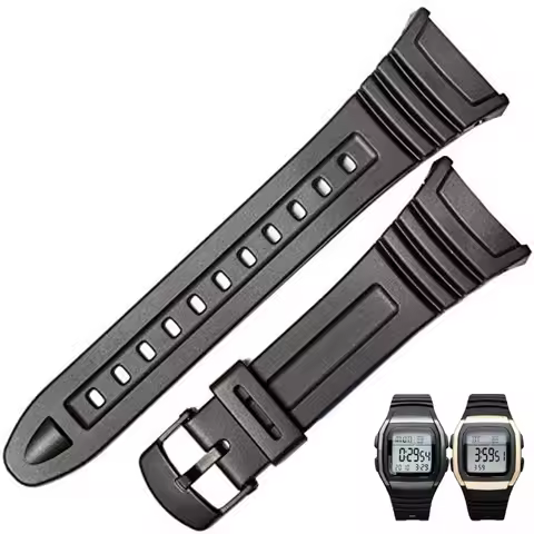 Silicone Sports Watch Band for Casio 3239 W-96H-1A W-96H-1B W-96H-2A W-96H-3A W-96H-4A2 W-96H-4A W-9