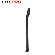 Litepro MTB Road Bike 20 28inch Adjustable Single Kickstand 700C Road Bike Quick Release Wheel Rear Side Side Parking Stand Alloy 160g For Folding Bicycle