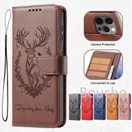 For Samsung Galaxy J4 J6 J7 J8 2018 J7 Prime J7 2016 C9 C7 C5 Pro C8 J7 Plus Solid Color Deer patter