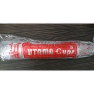 Aqua Utama Cups Plastic Cups 1 Roll Contains 50 Pcs