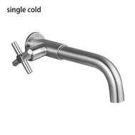 Wall Mounted Faucet 304 Stainless Steel Concealed Basin Faucet Waterfall Bathroom Faucet Pre-embedde