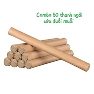 Combo 10 hoặc 50 thanh ngải cứu đuổi muỗi giảm stress xông phòng..