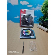 Hdd caddy 9.5mm sata dvd slot to hdd slot 9.5 mm ssd caddy