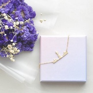 夢想紐約。金 項鍊 Dream of New York 。Golden Necklace