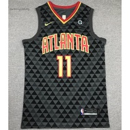 2021 new NBA men’s Atlanta Hawks #11 Trae Young ATLANTA embroidery basketball jerseys jersey black